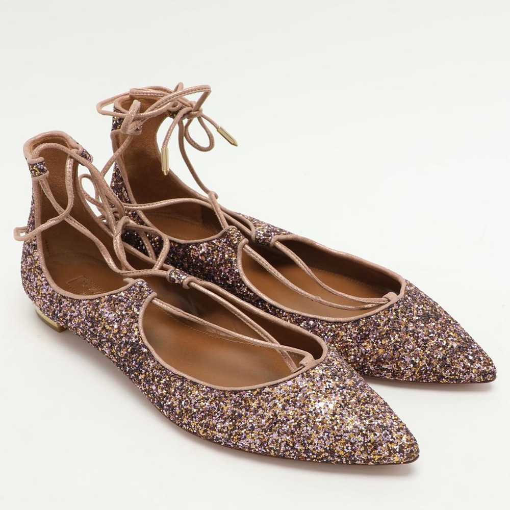 Aquazzura Glitter flats - image 3