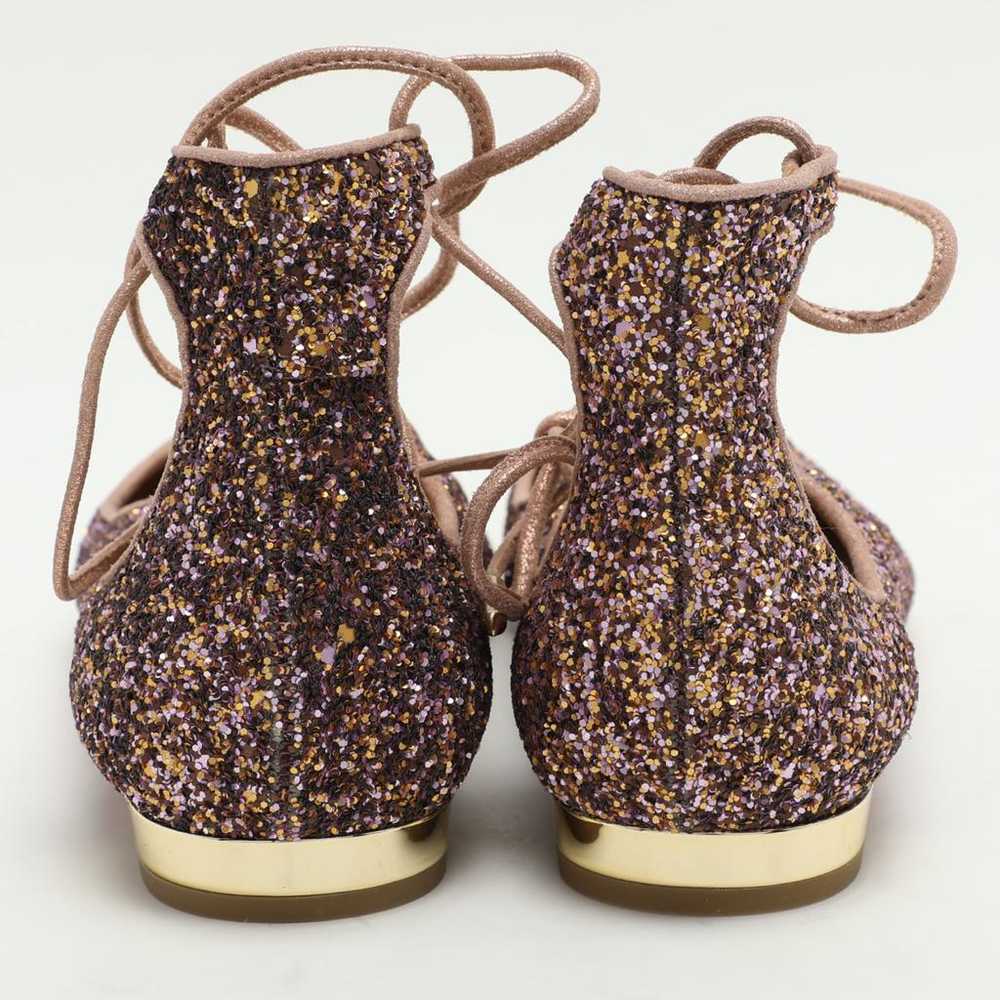 Aquazzura Glitter flats - image 4