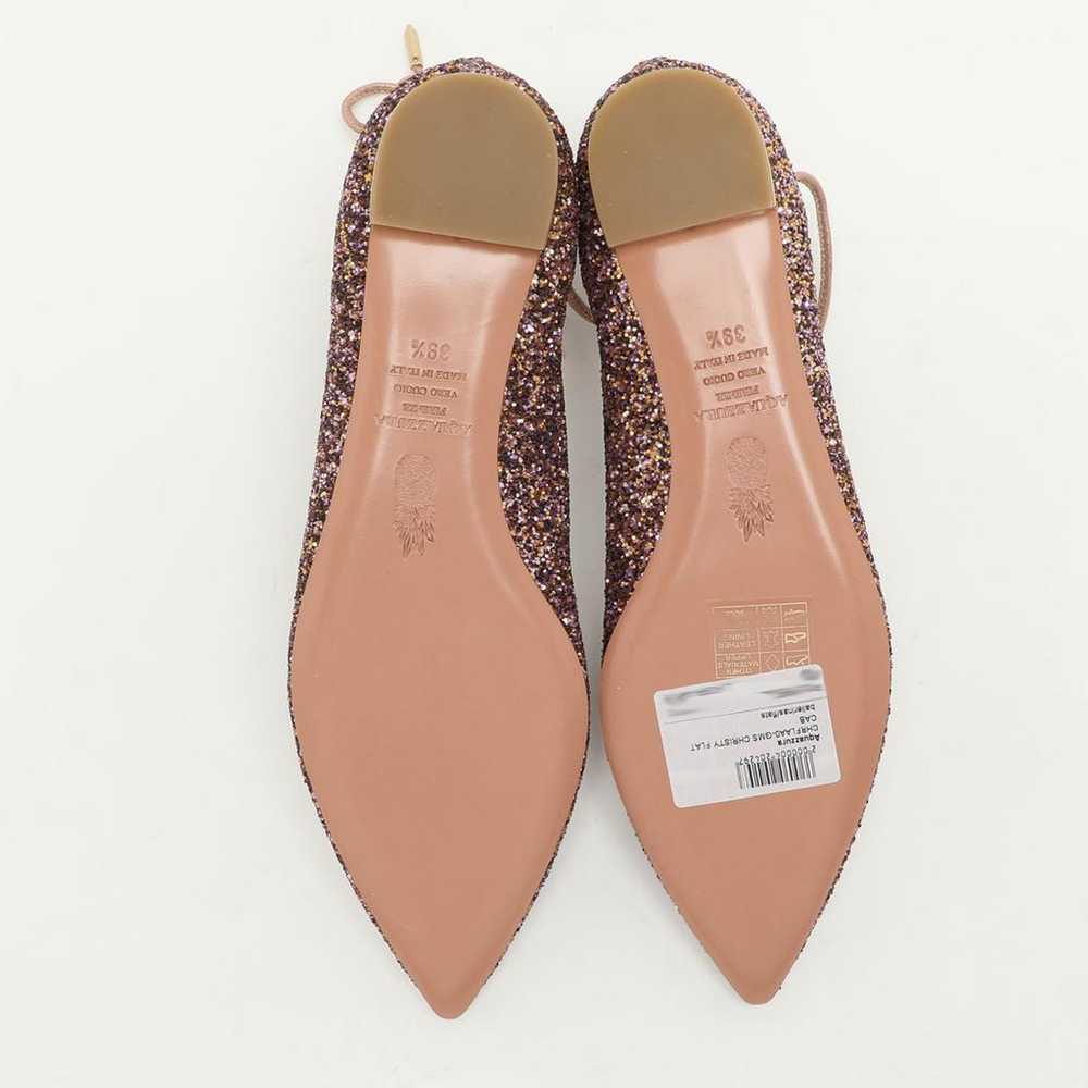 Aquazzura Glitter flats - image 5