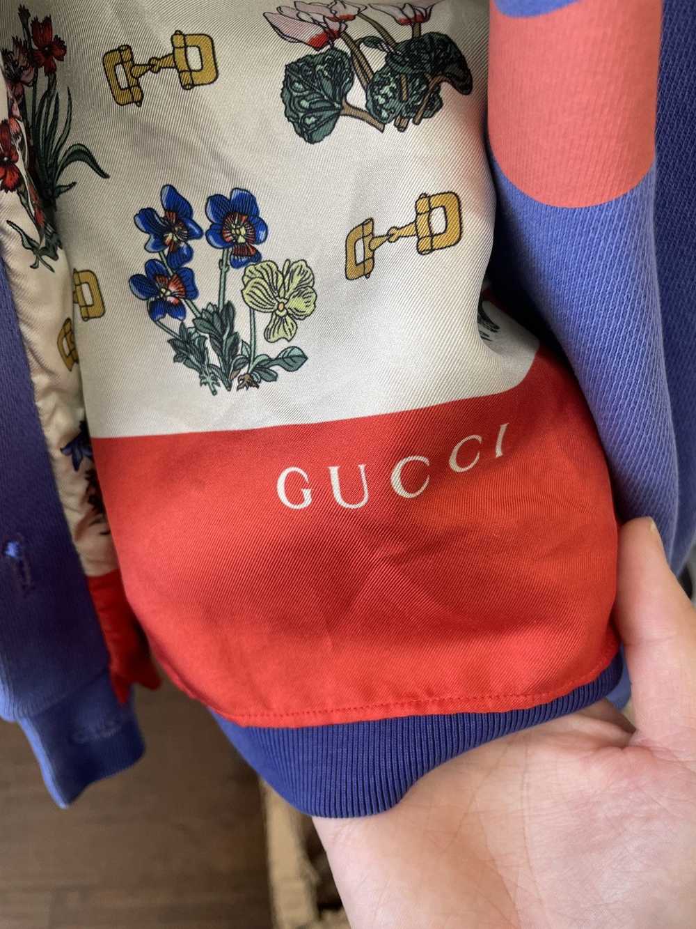 Gucci Gucci Cardigan Sweatshirt GG Varsity Jacket… - image 6