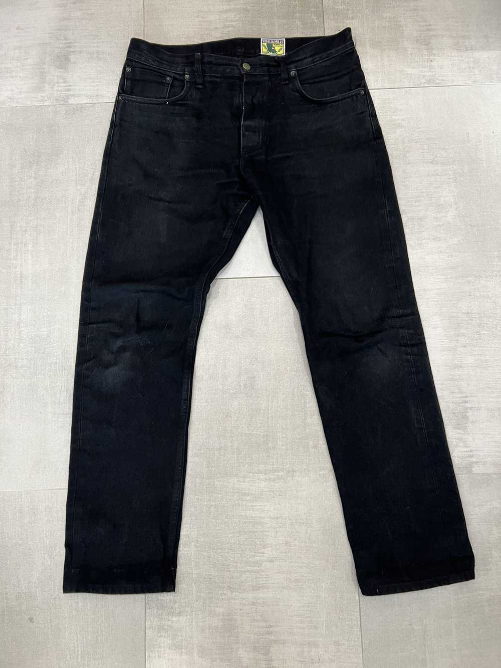 Left Field Nyc Left Field Greaser Jeans Black Mar… - image 1