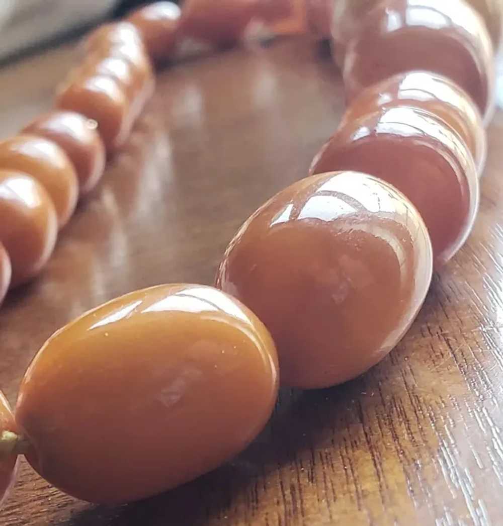 Huge Natural Butterscotch Eggyolk Amber  Necklace… - image 9