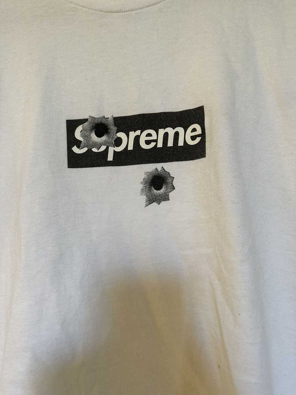 Supreme Supreme Shibuya bullet Holes Box logo Tee - image 3