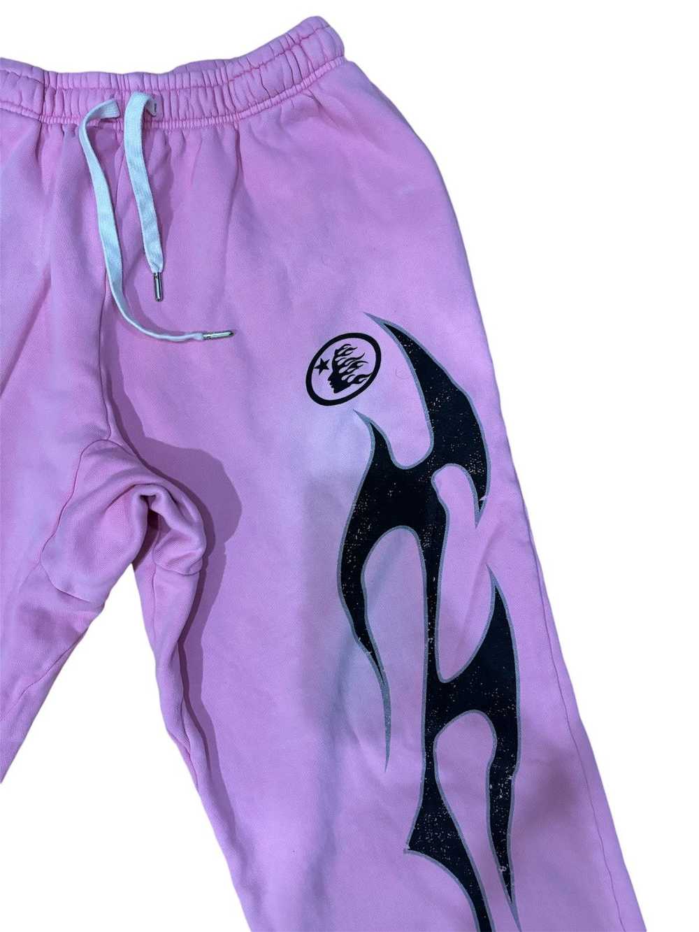 HELLSTAR Hellstar Pink Flame Sweatpants - image 4