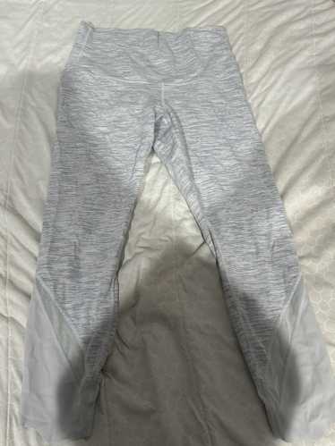 Lululemon Lululemon Gray Striped White Leggings