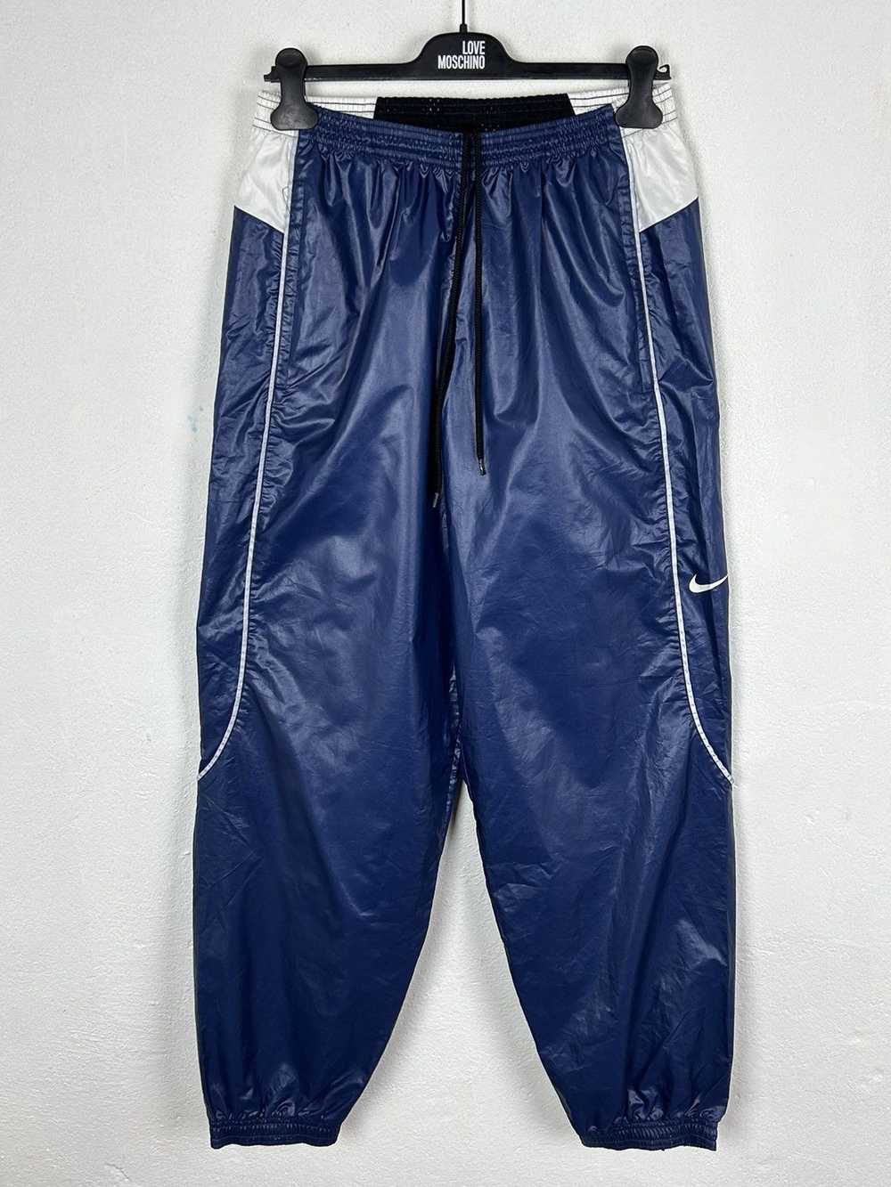 00s Vintage Nike Drill Y2K Streetwear Small Swoos… - image 1