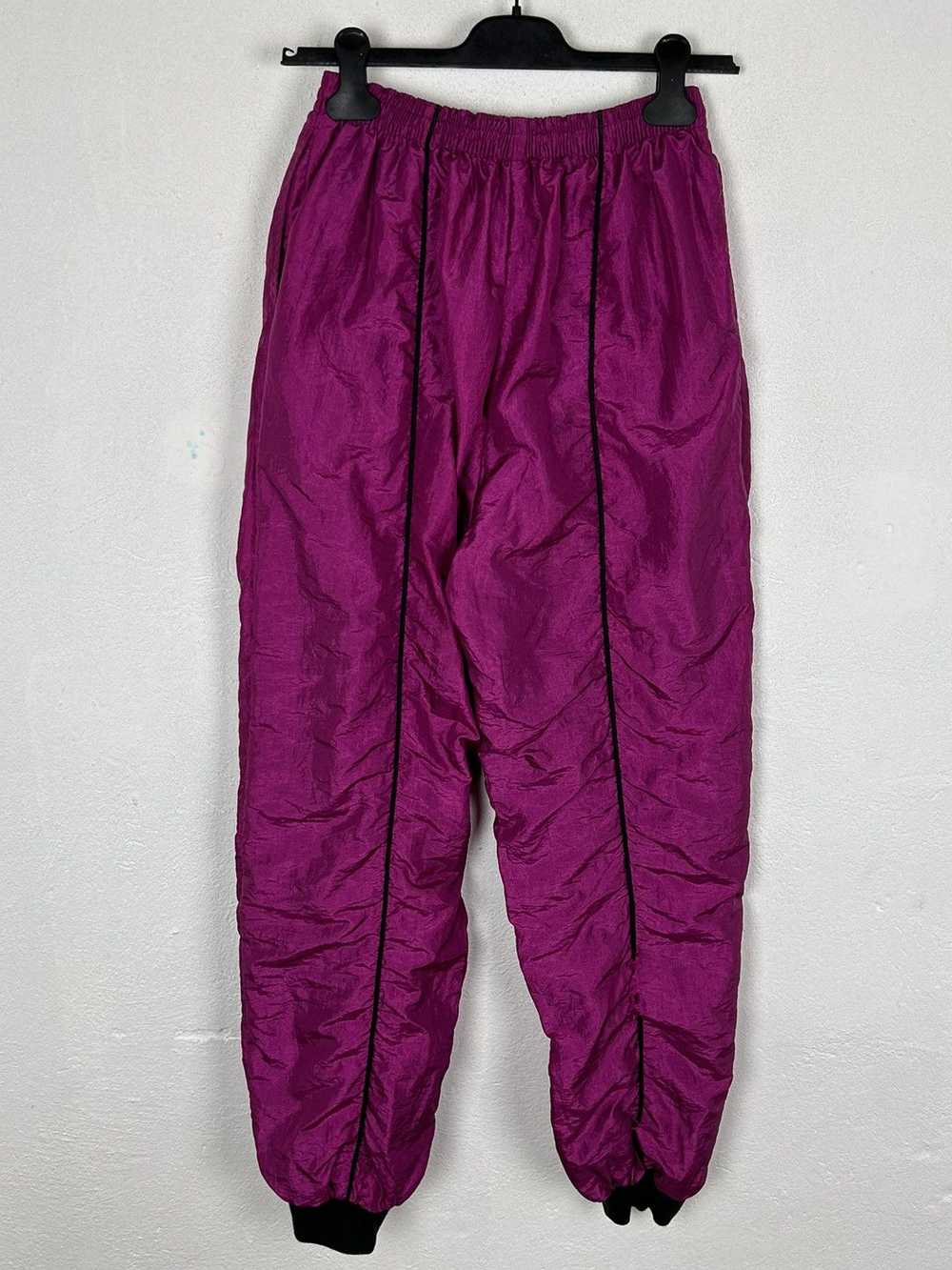 90s Vintage Lacoste Nylon Streetwear Pants In Pink - image 6