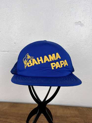 80s Vintage Bahama Papa Embossed Retro Hat Cap