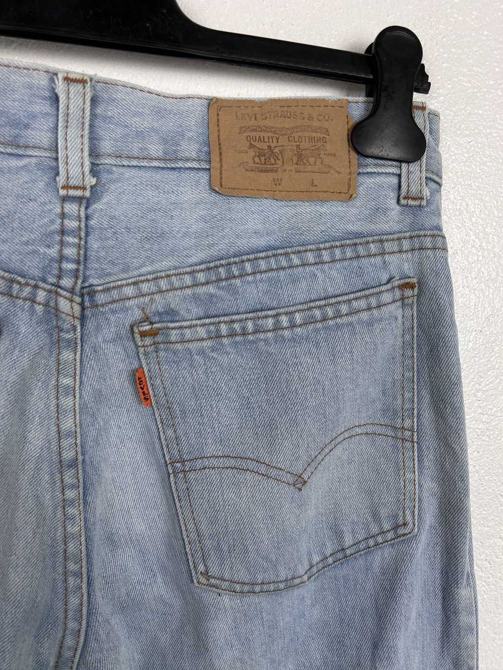 80s Vintage Levi's Orange Tab Light Blue Denim Je… - image 10