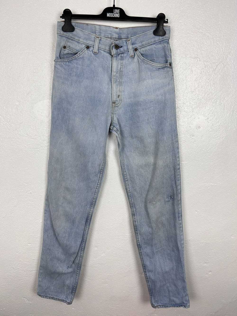 80s Vintage Levi's Orange Tab Light Blue Denim Je… - image 1