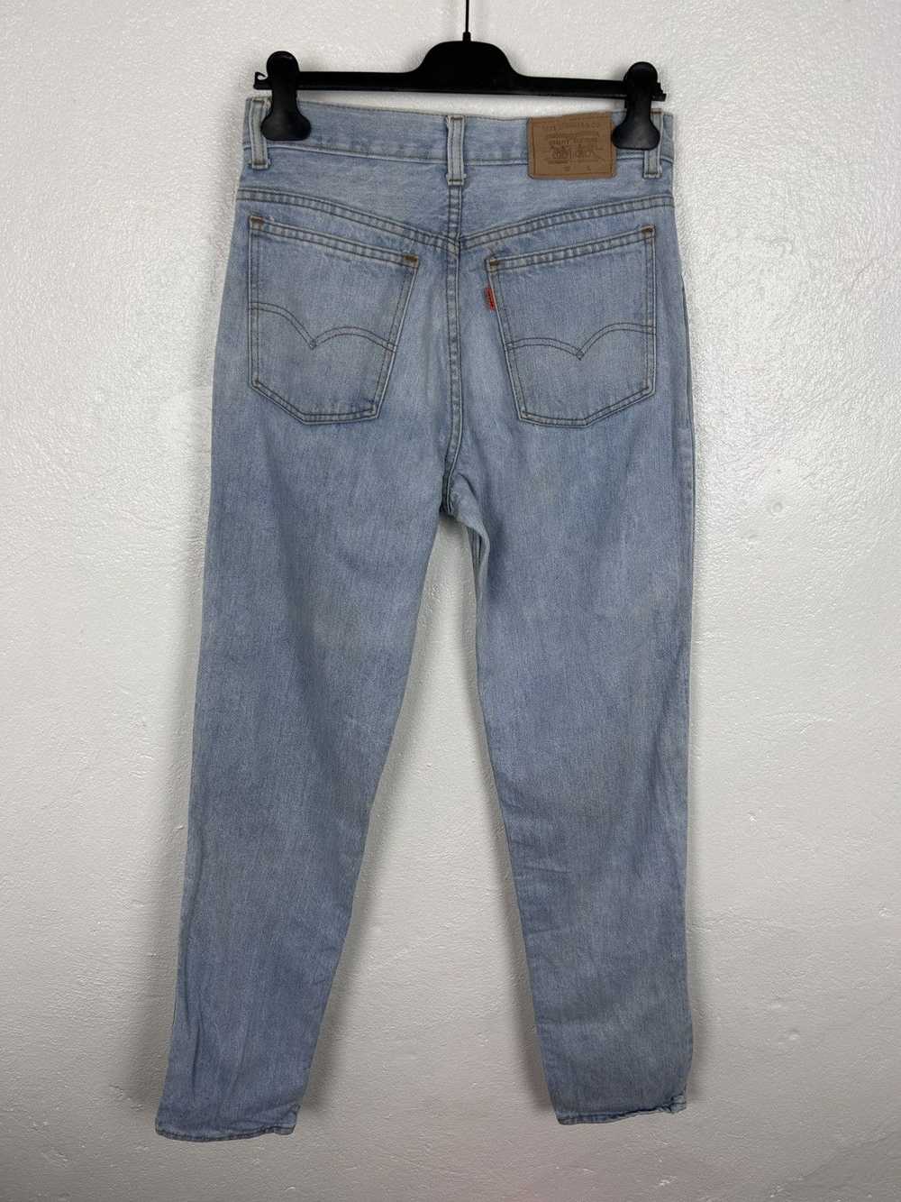 80s Vintage Levi's Orange Tab Light Blue Denim Je… - image 9