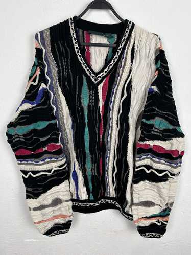 Vintage Coogi Style Tundra Biggie Chunky Multicolo