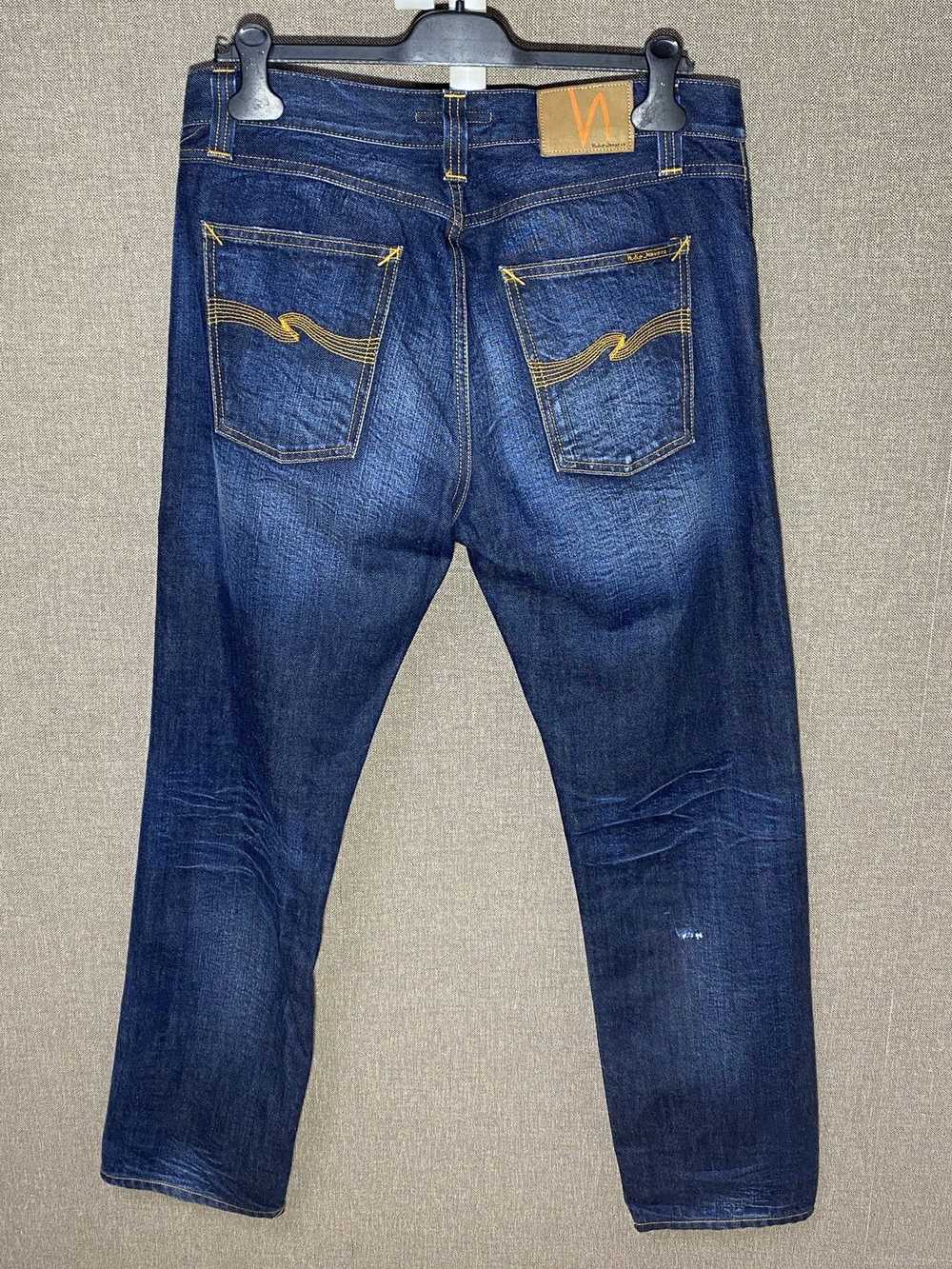 Nudie Jeans Sharp Bengt Rough Twill Denim Jeans S… - image 5