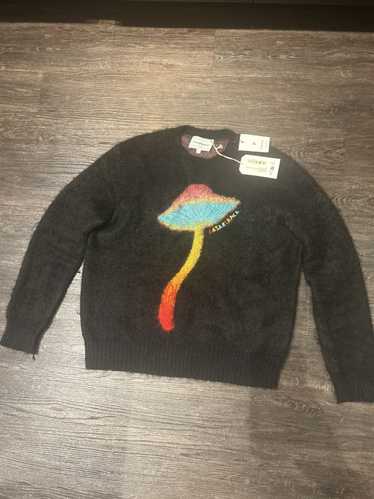 Casablanca Rainbow mushroom sweater mohair