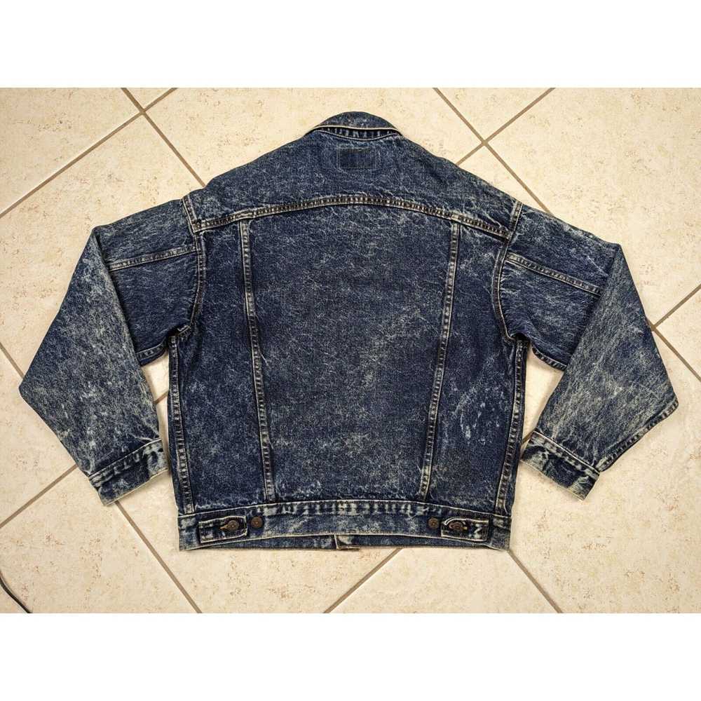 Levi's Vtg Levis Acid Wash Denim Jean Jacket Size… - image 12