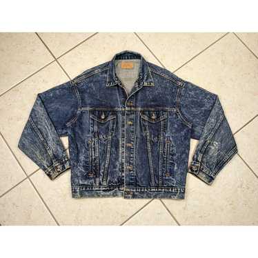 Levi's Vtg Levis Acid Wash Denim Jean Jacket Size… - image 1