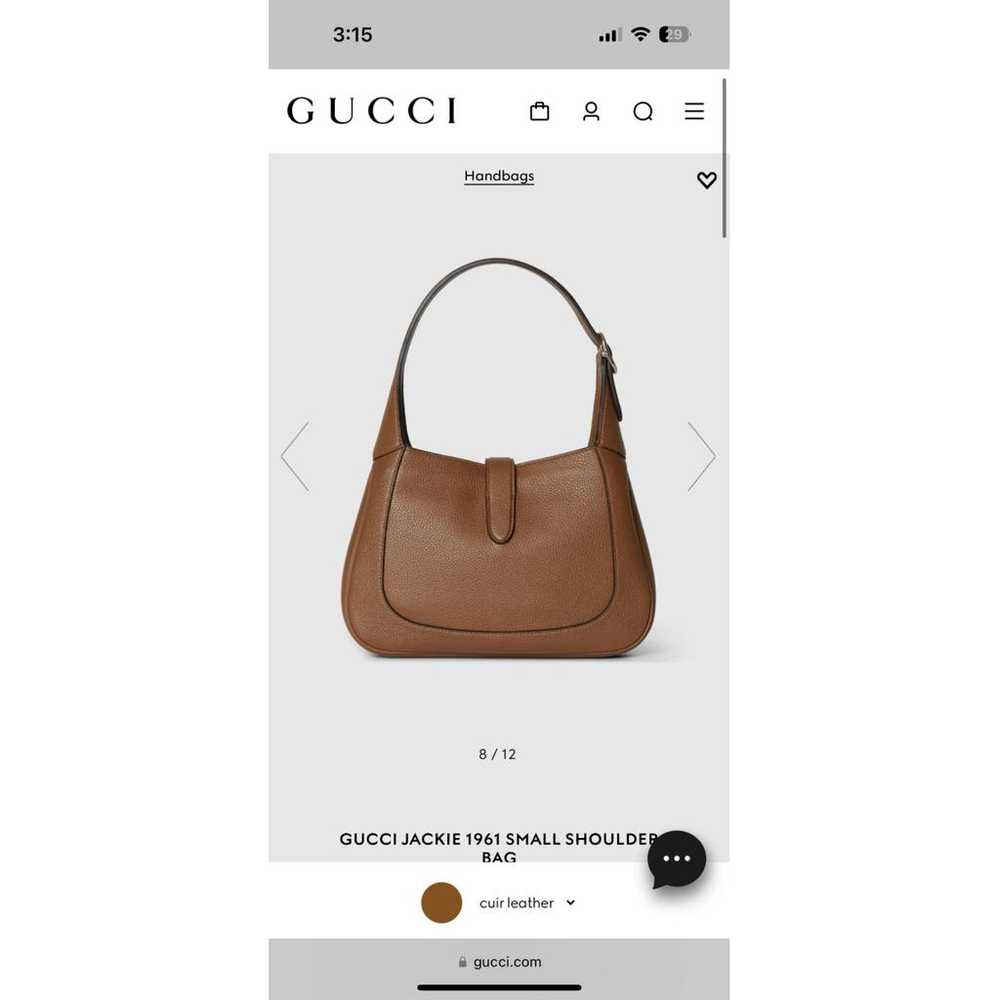 Gucci Jackie 1961 leather handbag - image 10