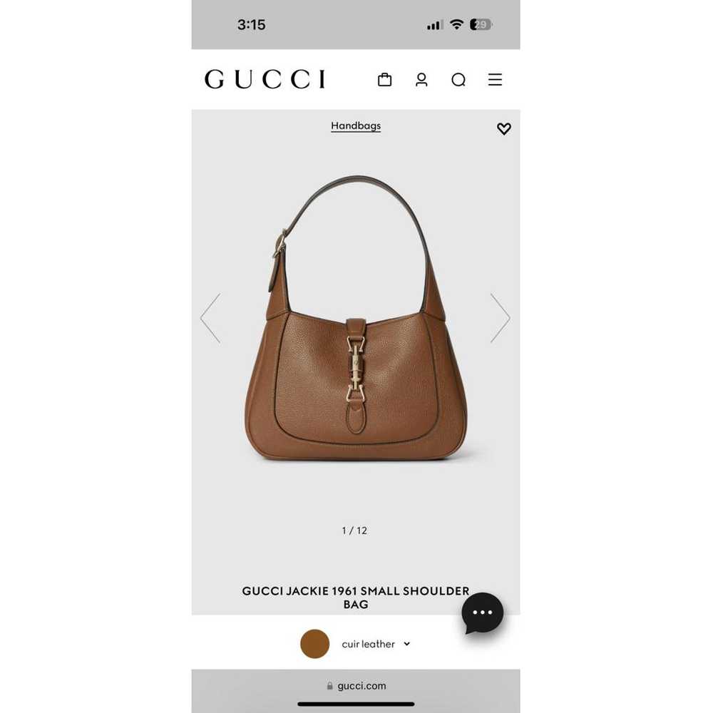 Gucci Jackie 1961 leather handbag - image 3