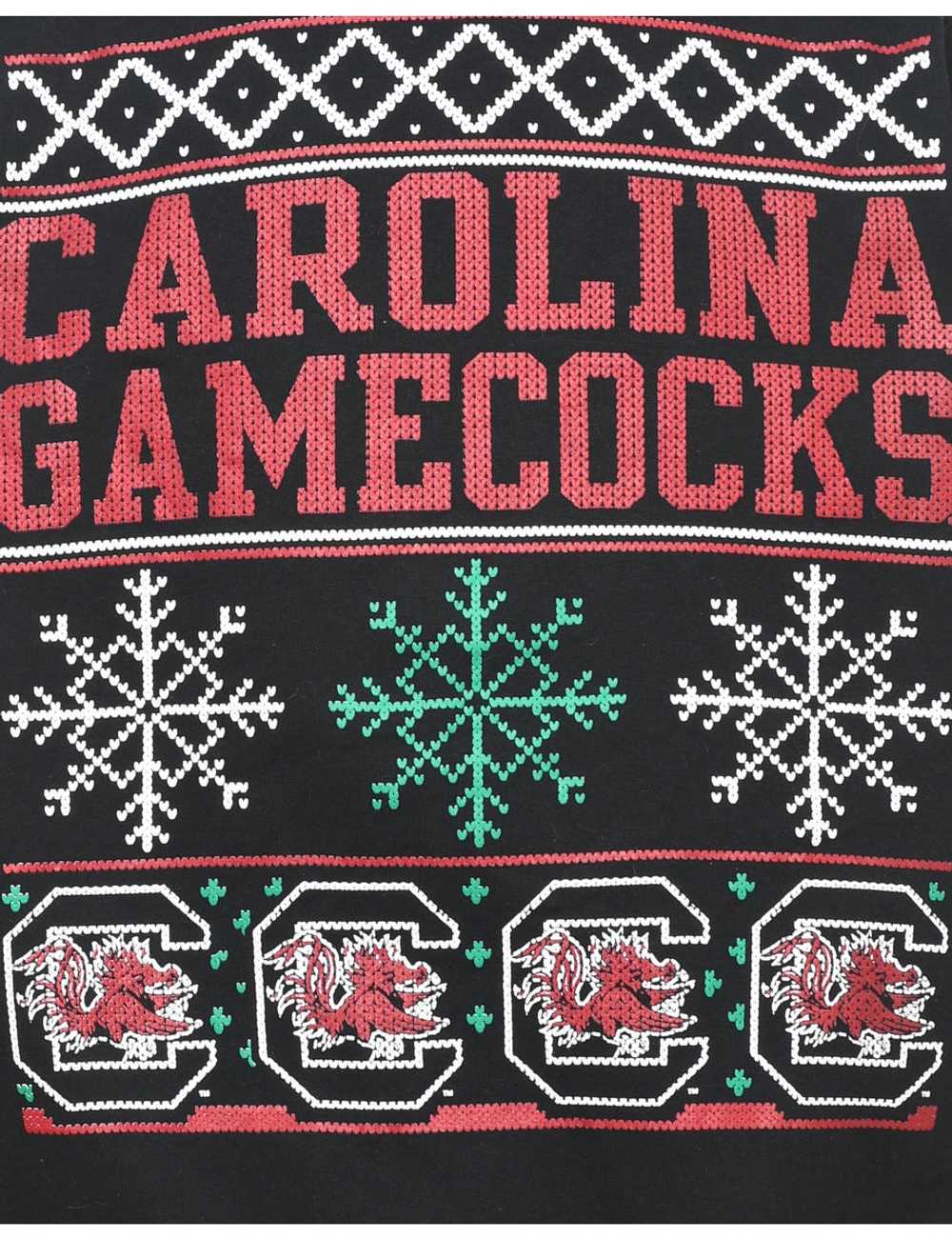 Snowfall Design Carolina Gamecocks Christmas Swea… - image 3