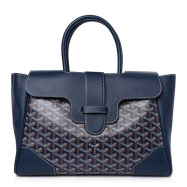 GOYARD Goyardine Saigon Tote Navy - image 1