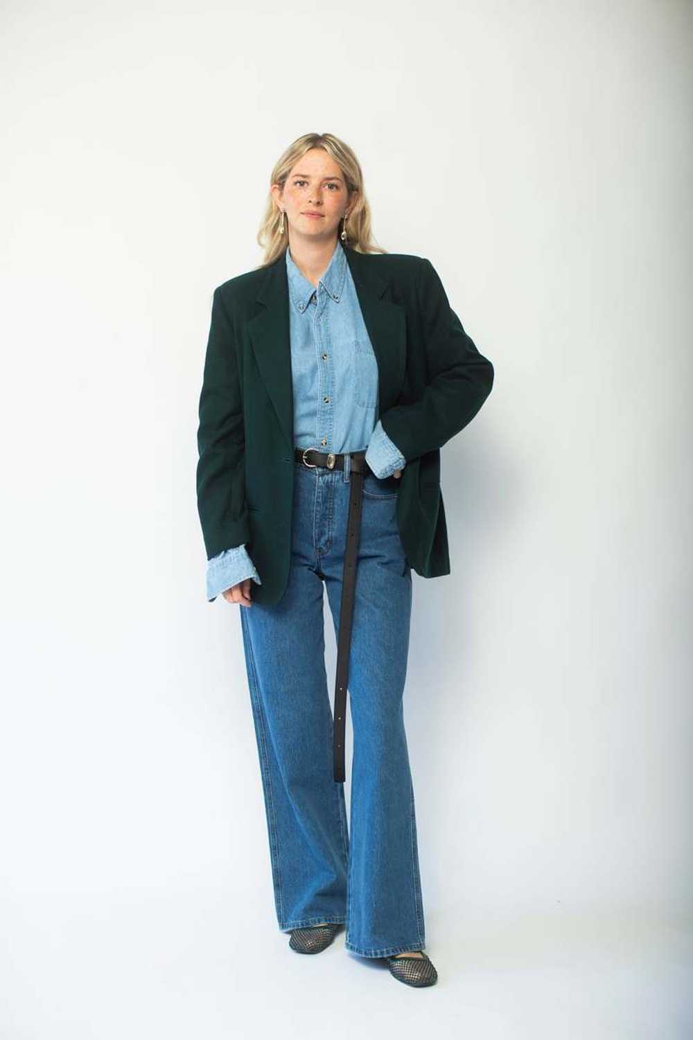 Vintage Forrest Green Blazer - Forrest Green - image 1