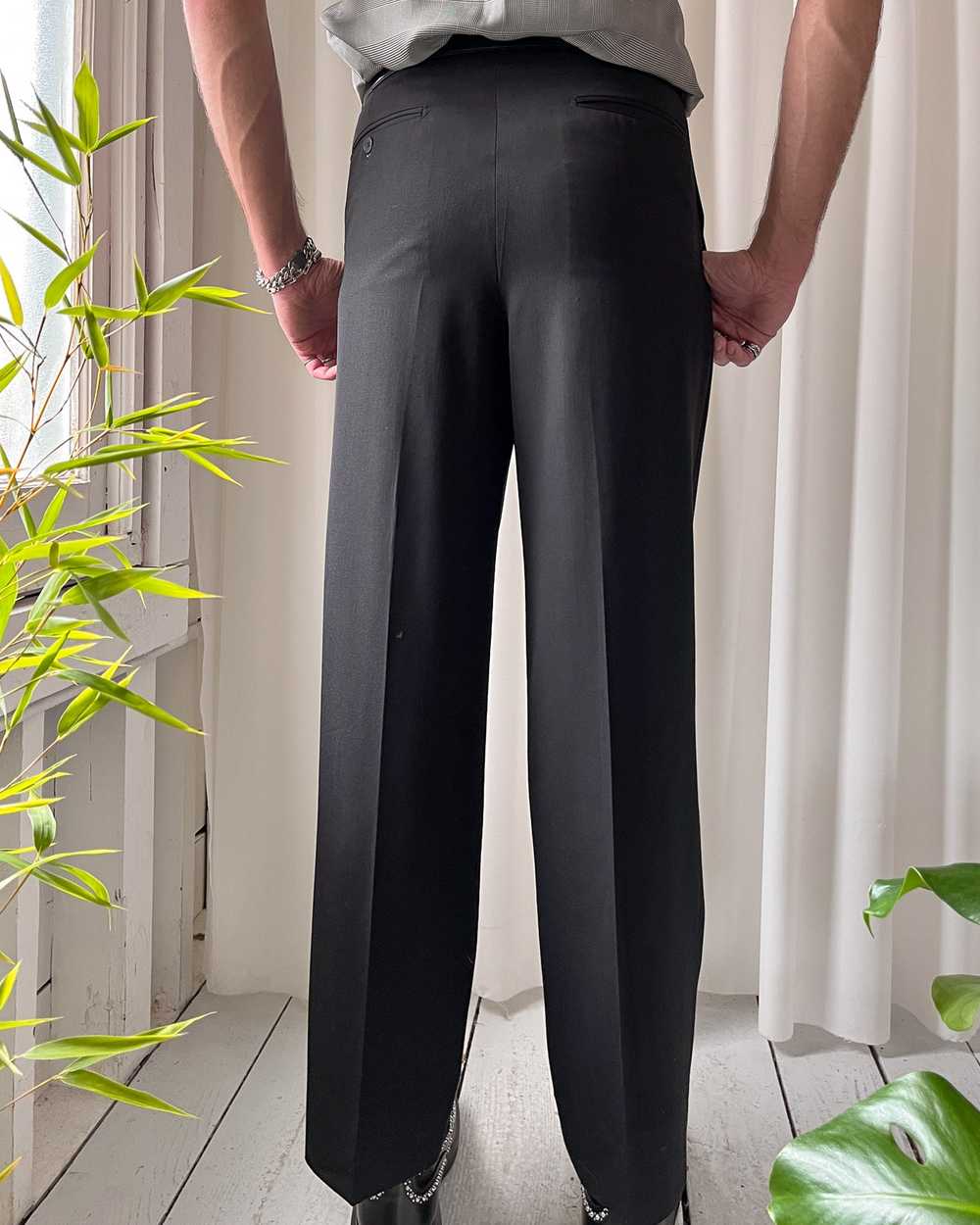 90s Givenchy Black Trousers | 34 - image 5