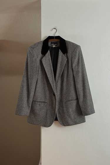 1990's HOUNDSTOOTH WOOL BLAZER