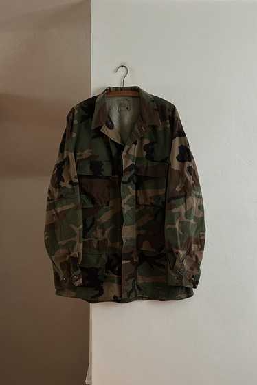 1970's CAMO MILITARY FATIGUE JACKET