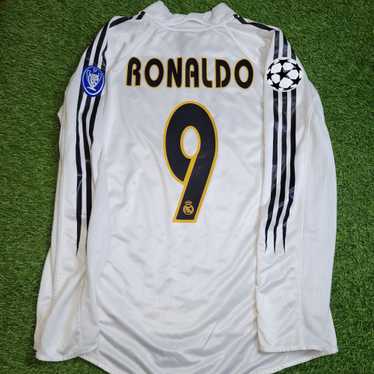 Ronaldo cheapest Real Madrid Away 2004 2005 Soccer Jersey L SKU# 367826