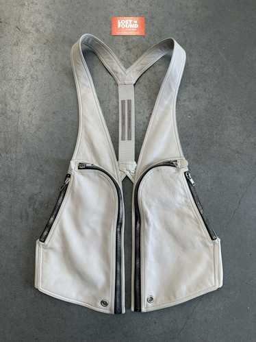 Rick Owens SS21 Leather Bahaus Vest Phlegethon