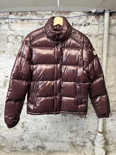 Moncler Moncler Ever Burgundy Down Puffer Coat Jac