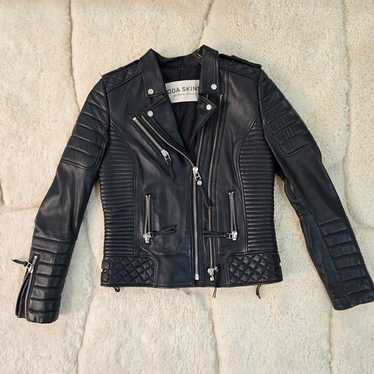 ジャケット・アウター BODA SKINS | Kay Michaels 2.0 Men's Tall Kay Michaels: Leather Jacket with Gold Hardware