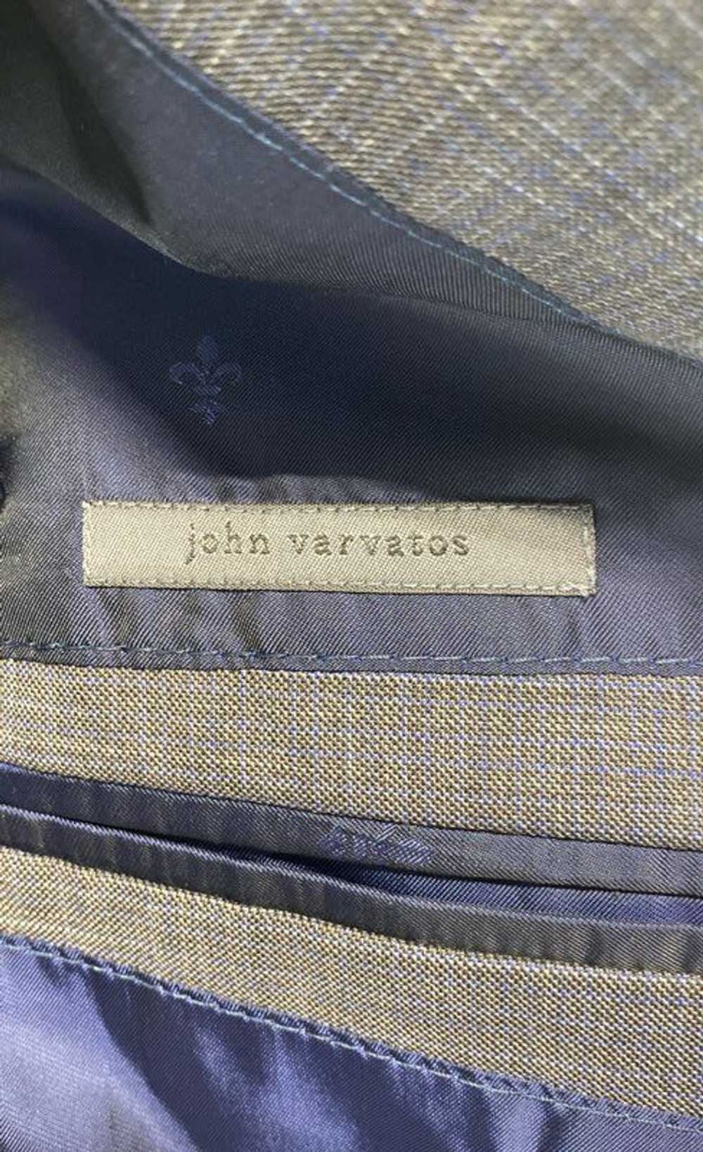 NWT John Varvatos Mens Gray Virgin Wool 2-Piece S… - image 5