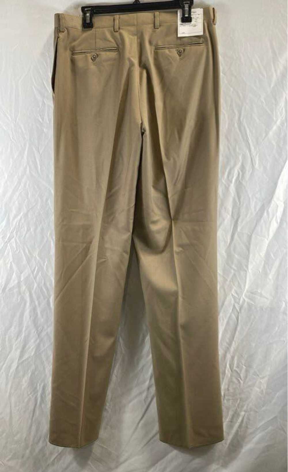 NWT Calvin Klein Mens Beige Wool Flat Front Strai… - image 2