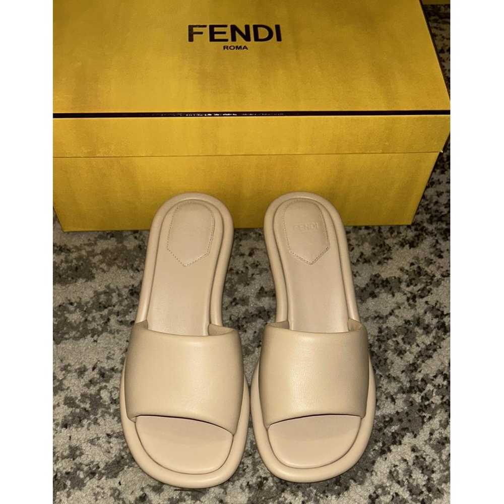 Fendi Leather sandal - image 2