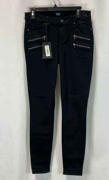 NWT Paige Womens Black Edgemont Mid Rise Denim Ult