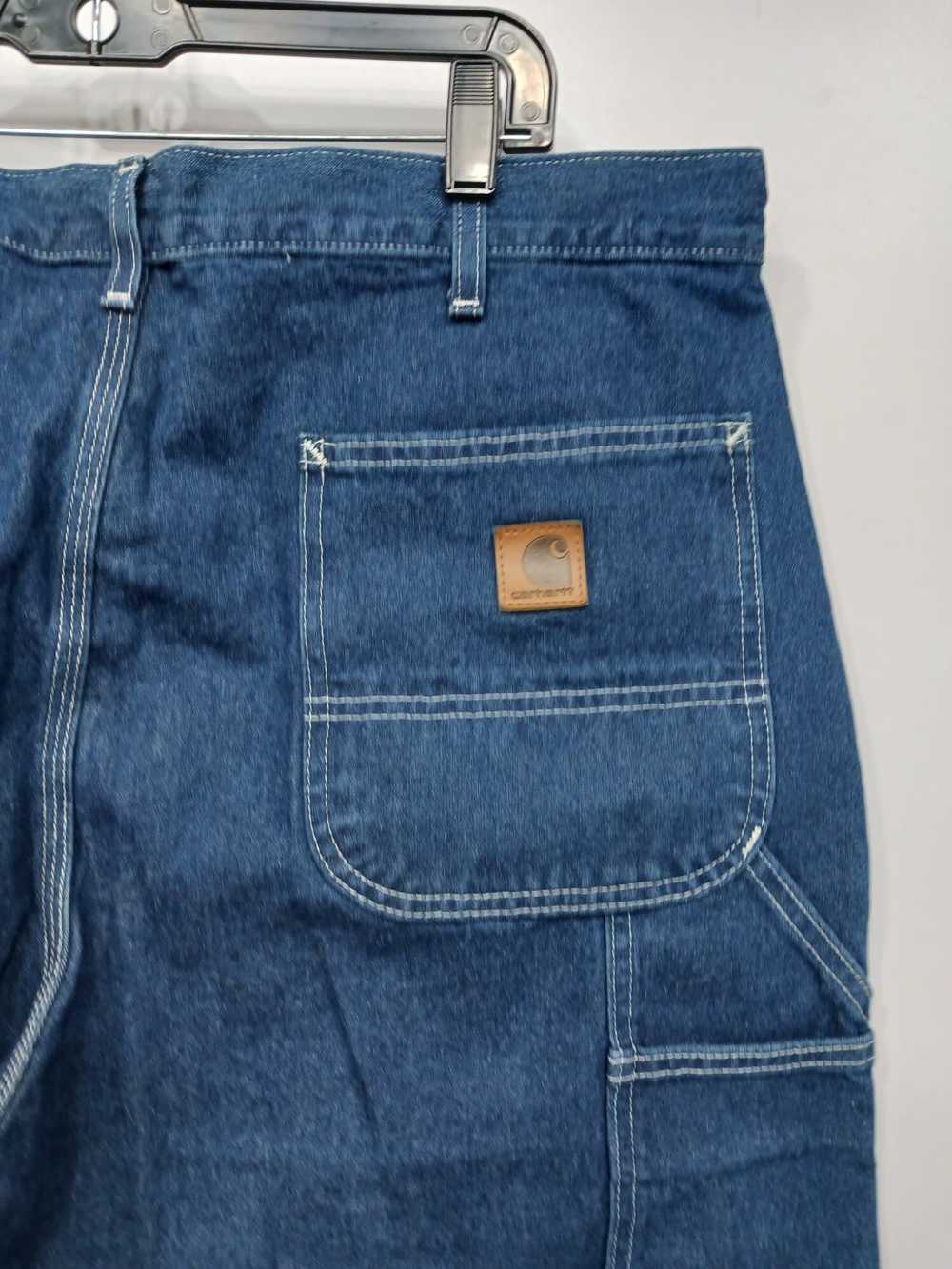 Carhartt Men's Carpenter Blue Jeans Size 38X34 - image 4