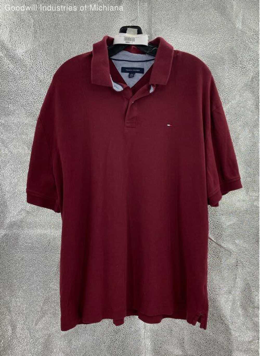 Men's Tommy Hilfiger Maroon Shirt size XL - image 1