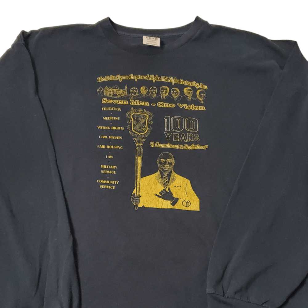 Vintage Y2K Alpha Phi Alpha 100 Years Longsleeve … - image 3