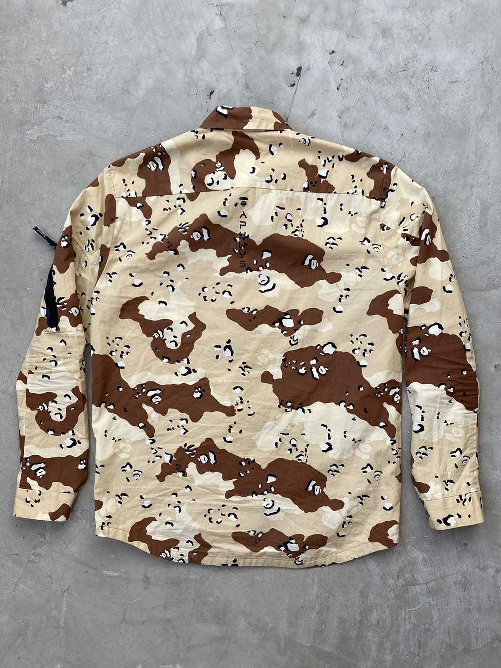 Aape Bape Camo Zip-Up Shirt - image 2