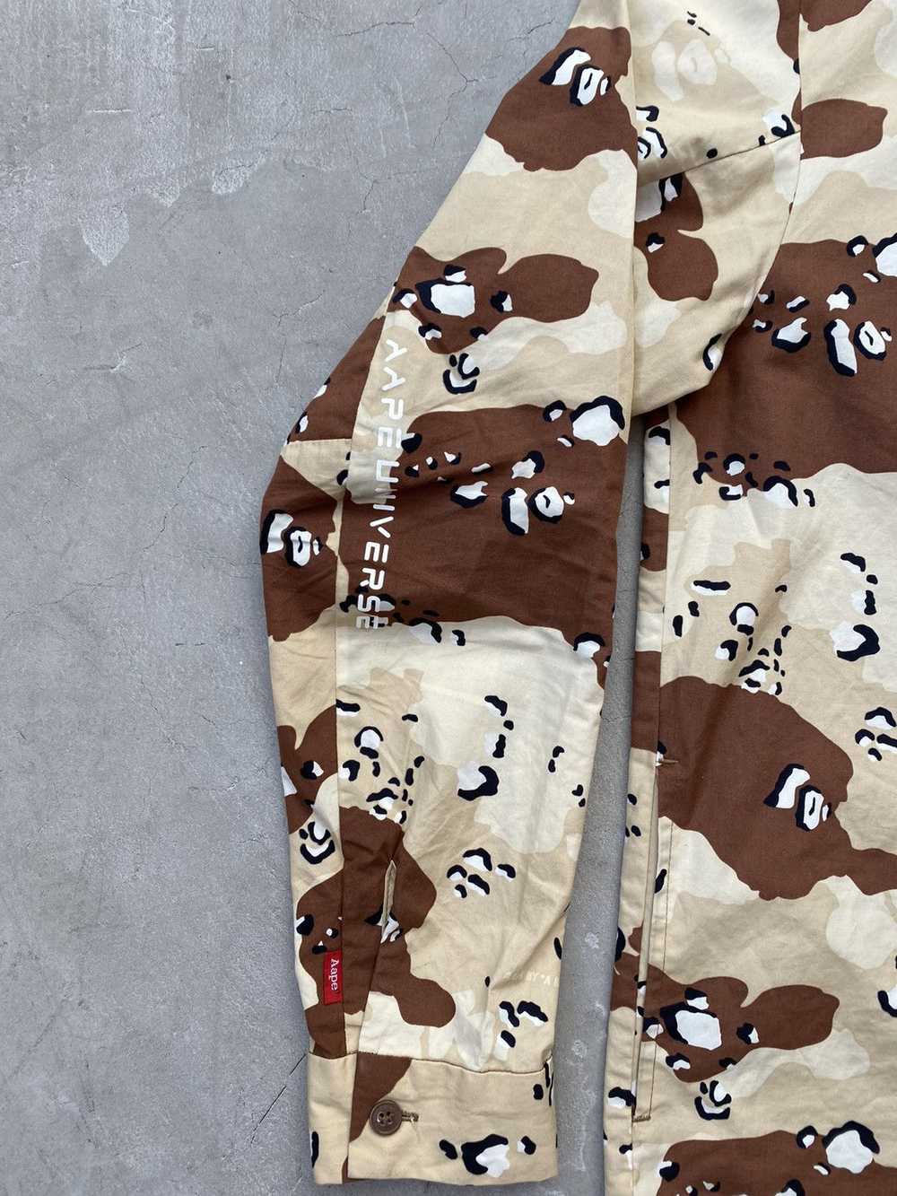 Aape Bape Camo Zip-Up Shirt - image 3