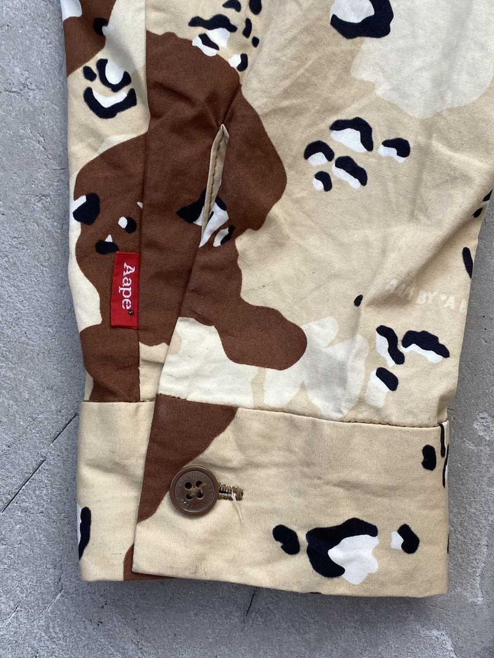 Aape Bape Camo Zip-Up Shirt - image 5