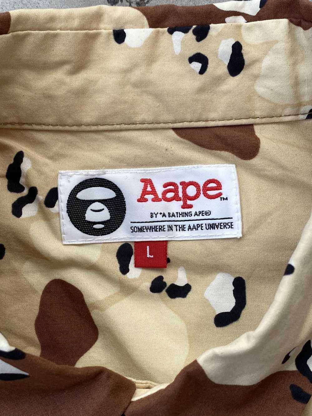 Aape Bape Camo Zip-Up Shirt - image 7