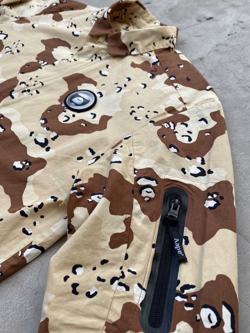 Aape Bape Camo Zip-Up Shirt - image 9