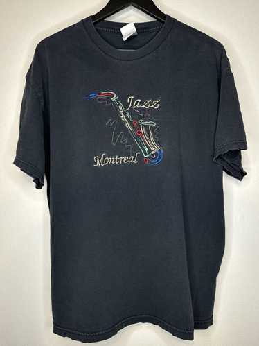 Band Tees × Vintage Vintage Montreal Jazz Embroide