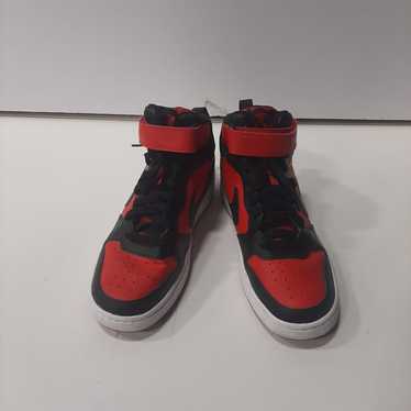 Nike Jordan Children's Black & Red High-Top Sneak… - image 1