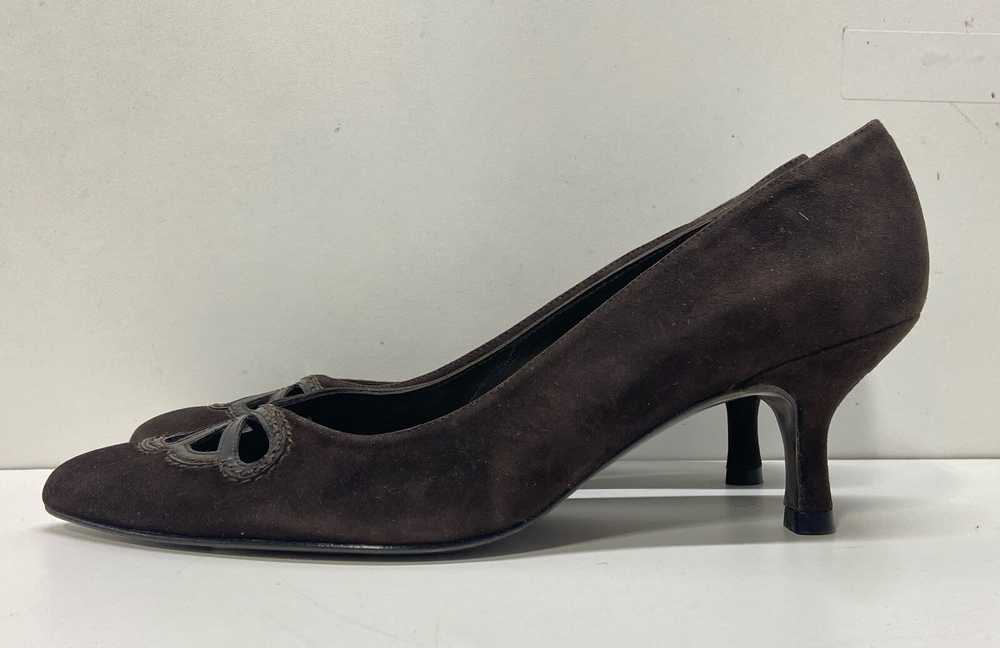 Stuart Weitzman Brown Mary Jane Heels Size 7 - image 1