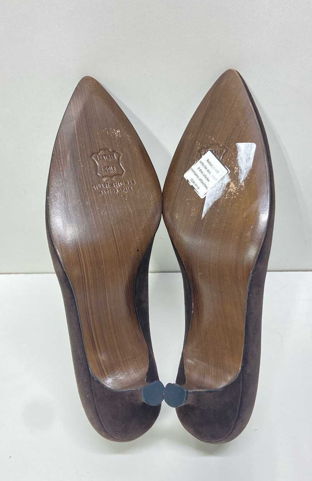 Stuart Weitzman Brown Mary Jane Heels Size 7 - image 6