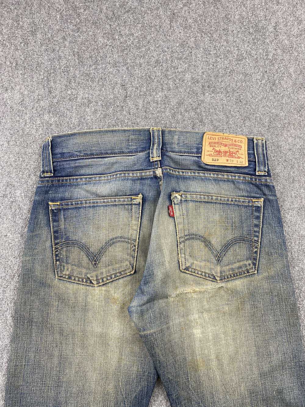 Levi's × Vintage Rusty Vintage 90s Levis 523 Fade… - image 4