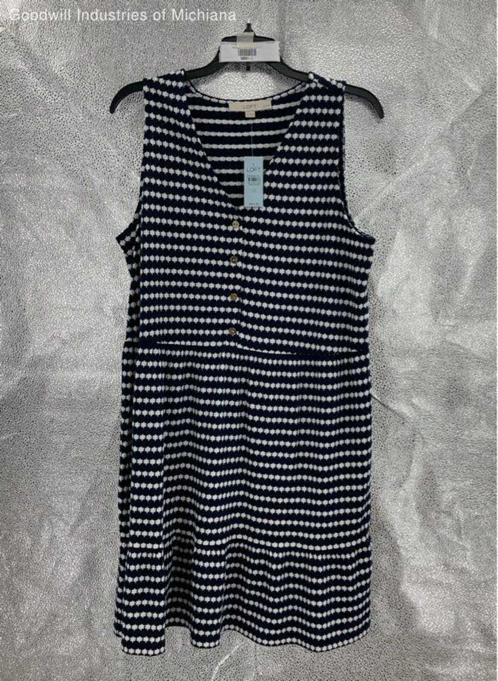 NWT Women's LOFT Navy Dress size LP - image 1